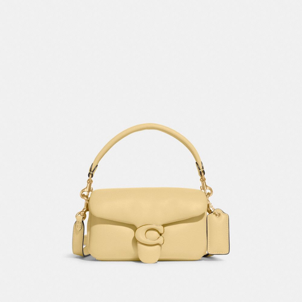 CLEARANCE] Coach Pillow Tabby Shoulder Bag 18 in Buttercup (C3880