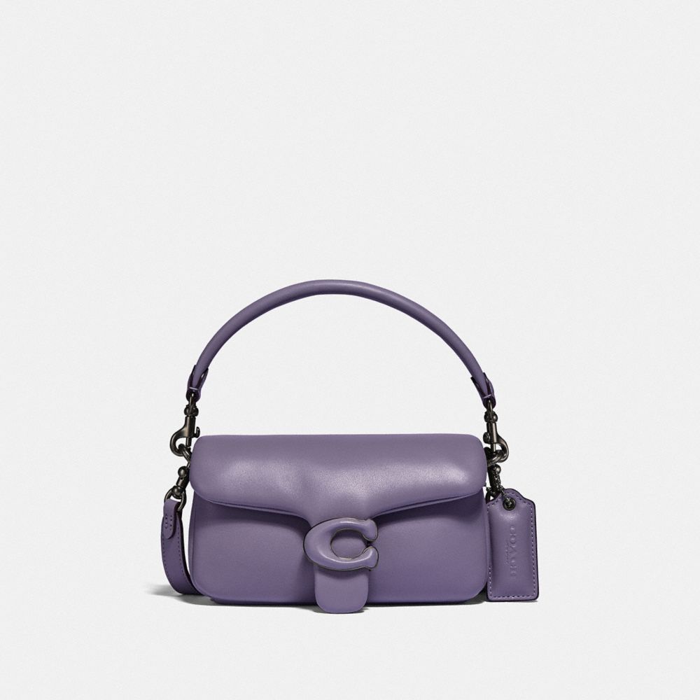 Pillow Tabby Shoulder Bag 18 - C3880 - Pewter/Vintage Purple