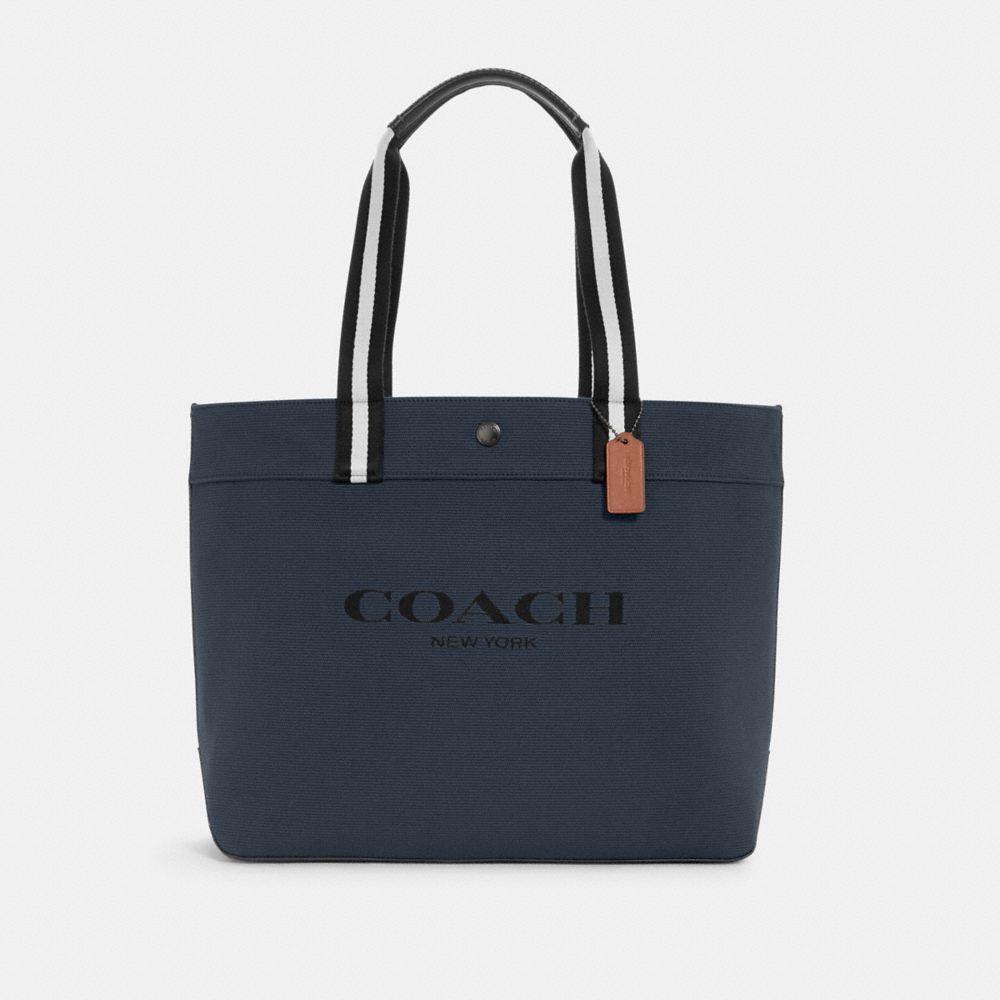 COACH C4017 Tote 38 With Coach QB/MIDNIGHT NAVY