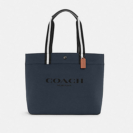 COACH TOTE 38 WITH COACH - QB/MIDNIGHT NAVY - C4017