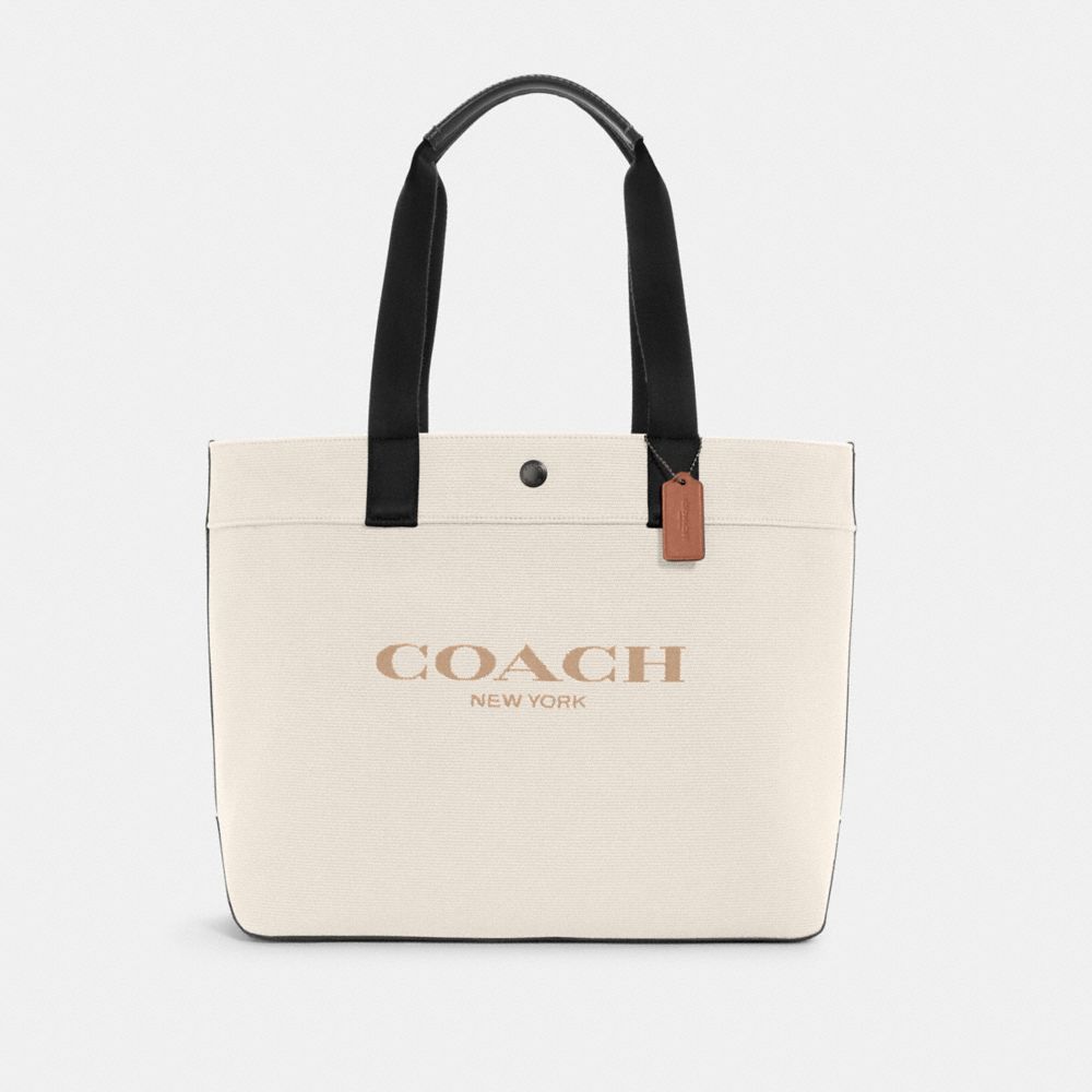 COACH C4017 - TOTE 38 WITH COACH - QB/CHALK | COACH HANDBAGS