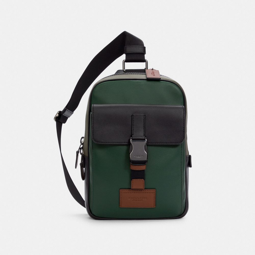 TRACK PACK IN COLORBLOCK - C4018 - QB/DARK CLOVER MULTI