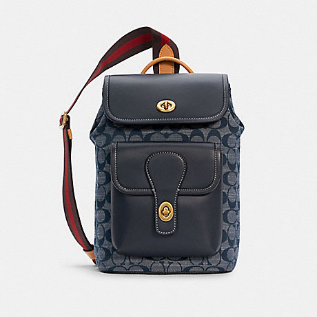 COACH C4031 - HERITAGE PACK IN SIGNATURE CHAMBRAY - B4/DENIM 