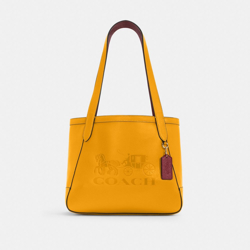 HORSE AND CARRIAGE TOTE 27 WITH HORSE AND CARRIAGE - IM/OCHRE/VINTAGE MAUVE - COACH C4062
