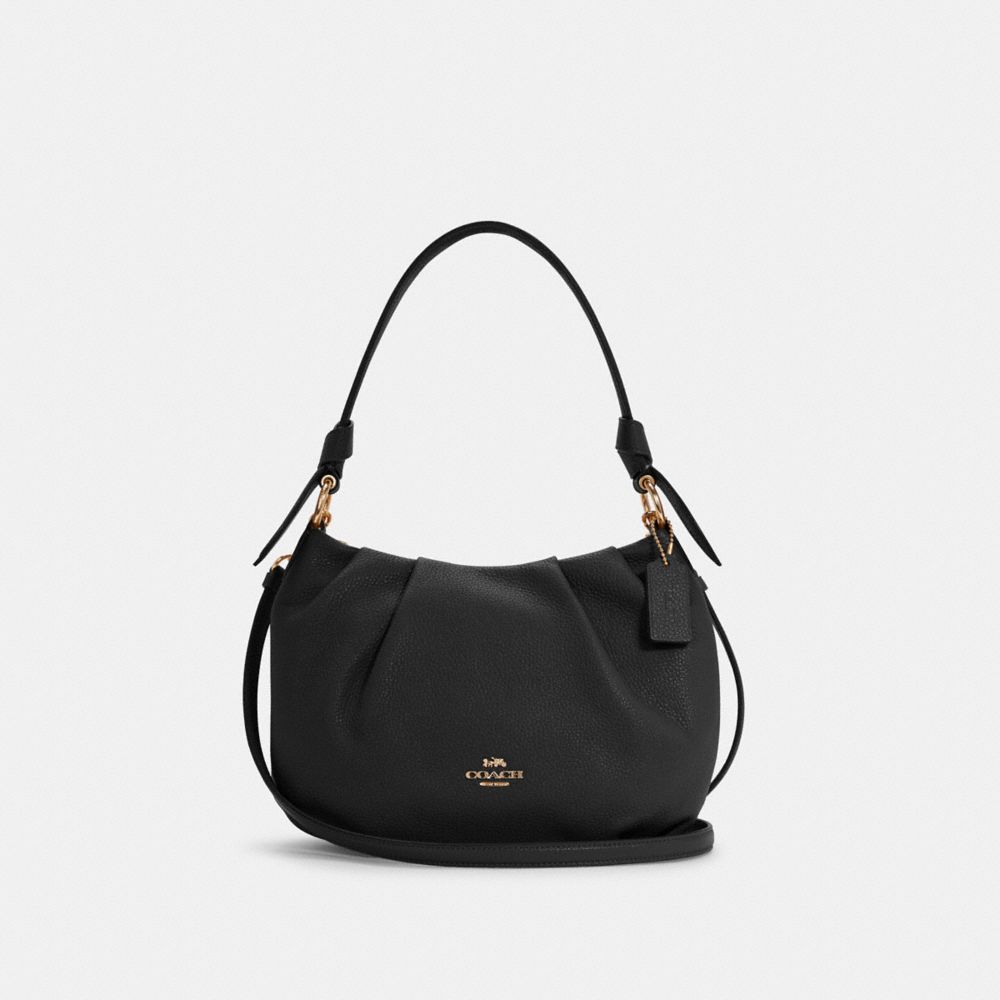 EVERLY SHOULDER BAG - IM/BLACK - COACH C4068