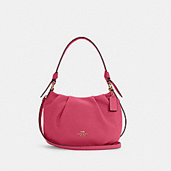 COACH Everly Shoulder Bag - GOLD/BRIGHT VIOLET - C4068