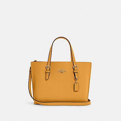 COACH C4084 Mollie Tote 25 Gold/Mustard-Yellow