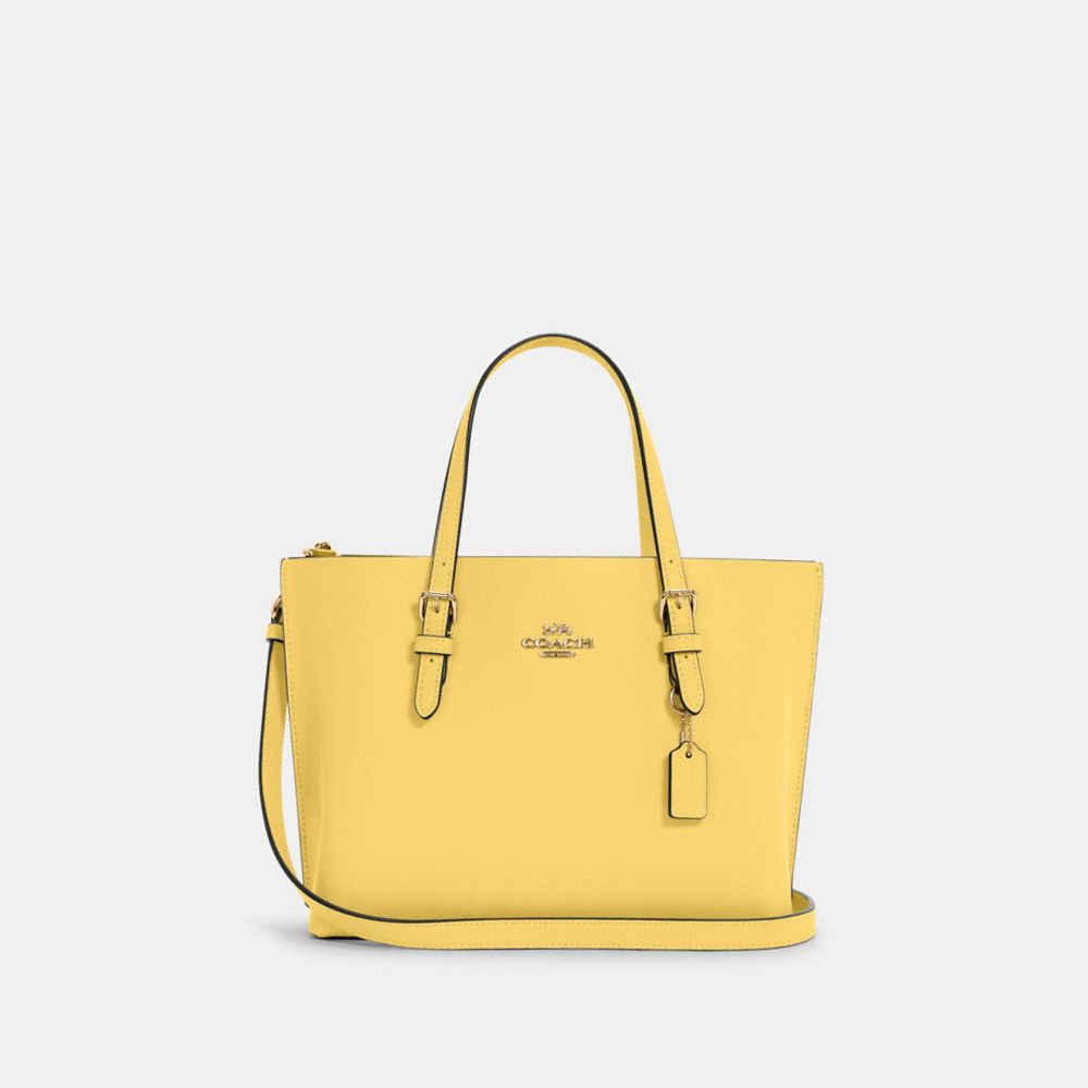 COACH C4084 Mollie Tote 25 GOLD/RETRO YELLOW