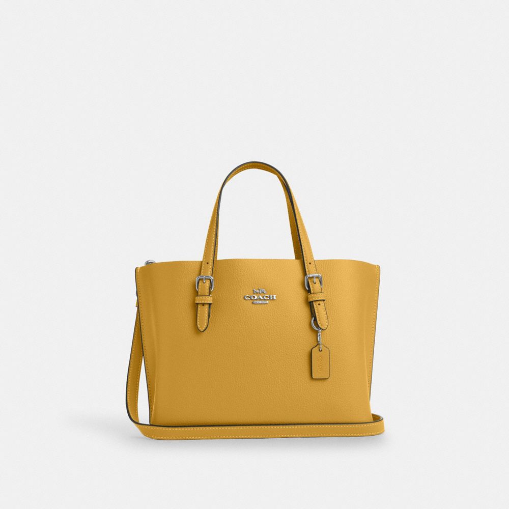 COACH C4084 Mollie Tote Bag 25 SV/YELLOW GOLD
