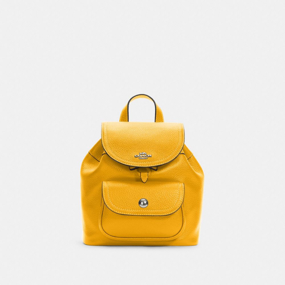 COACH C4121 - PENNIE BACKPACK 22 - QB/OCHRE | COACH HANDBAGS