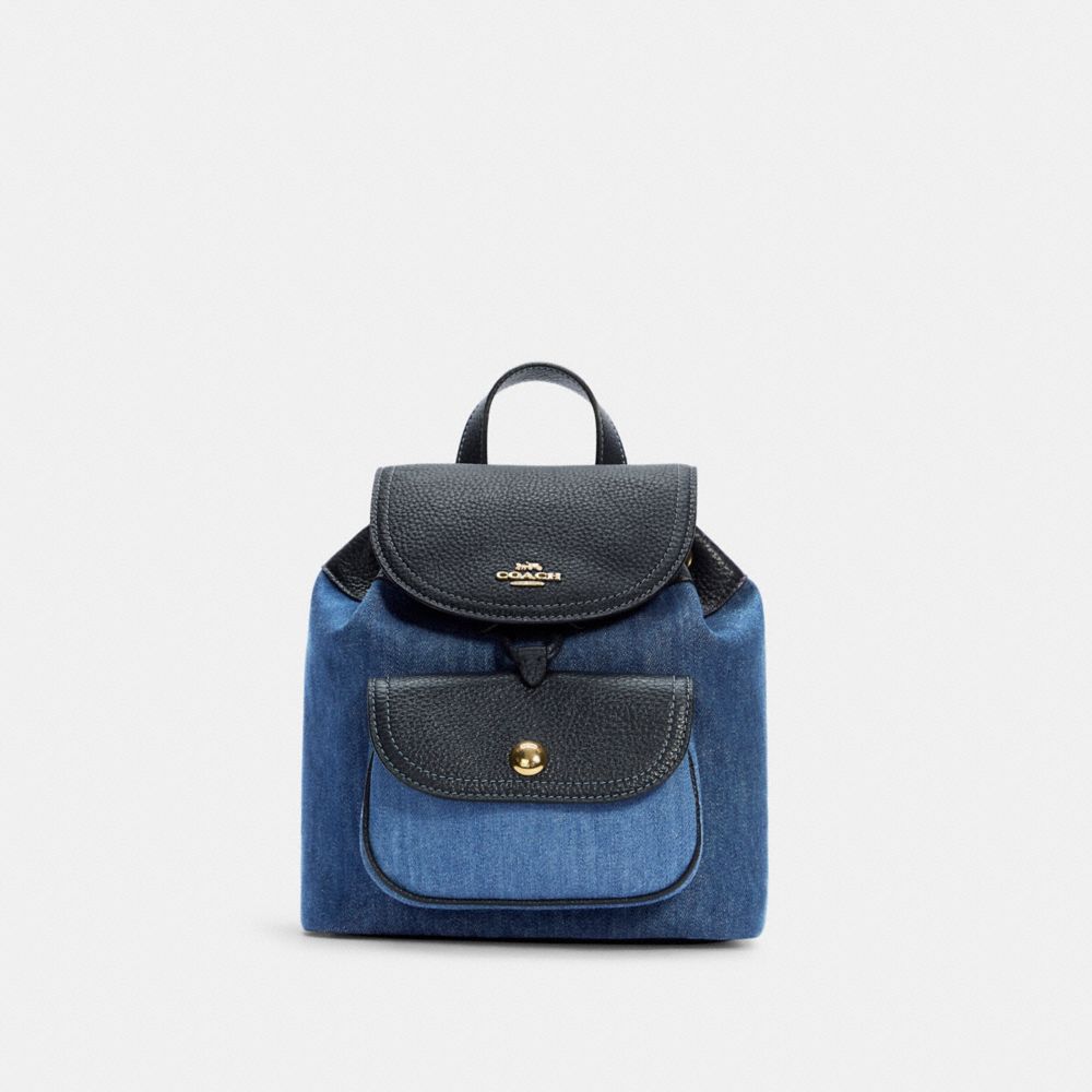 COACH C4122 - PENNIE BACKPACK 22 IM/DENIM MULTI