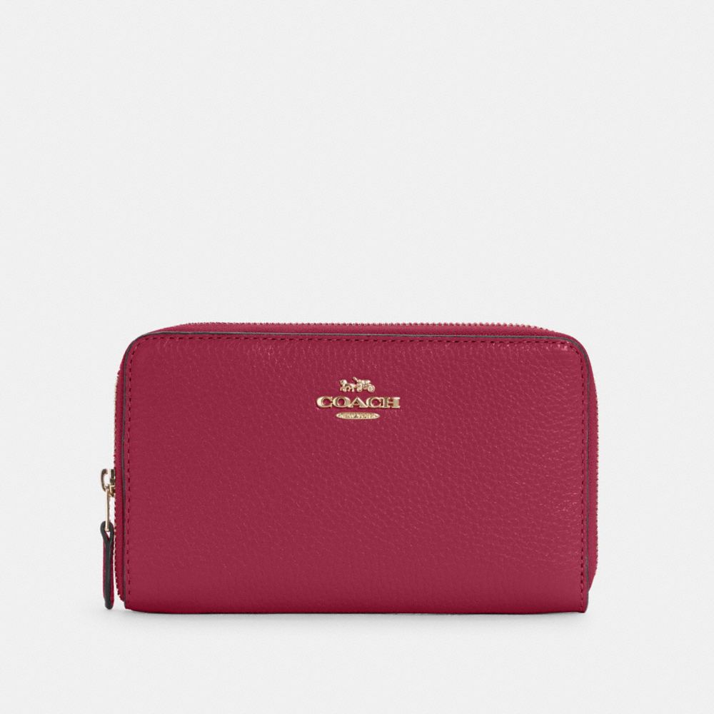 MEDIUM ID ZIP WALLET - IM/BRIGHT VIOLET - COACH C4124