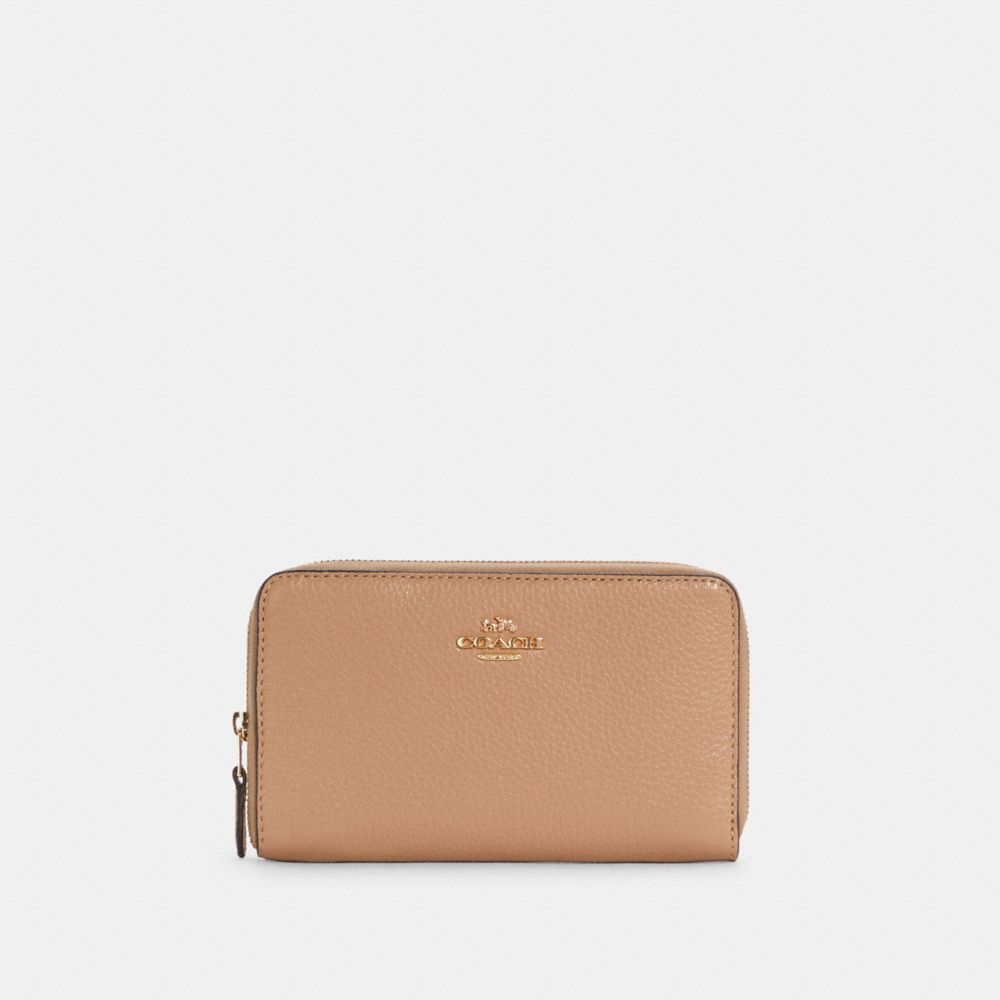 MEDIUM ID ZIP WALLET - C4124 - IM/TAUPE