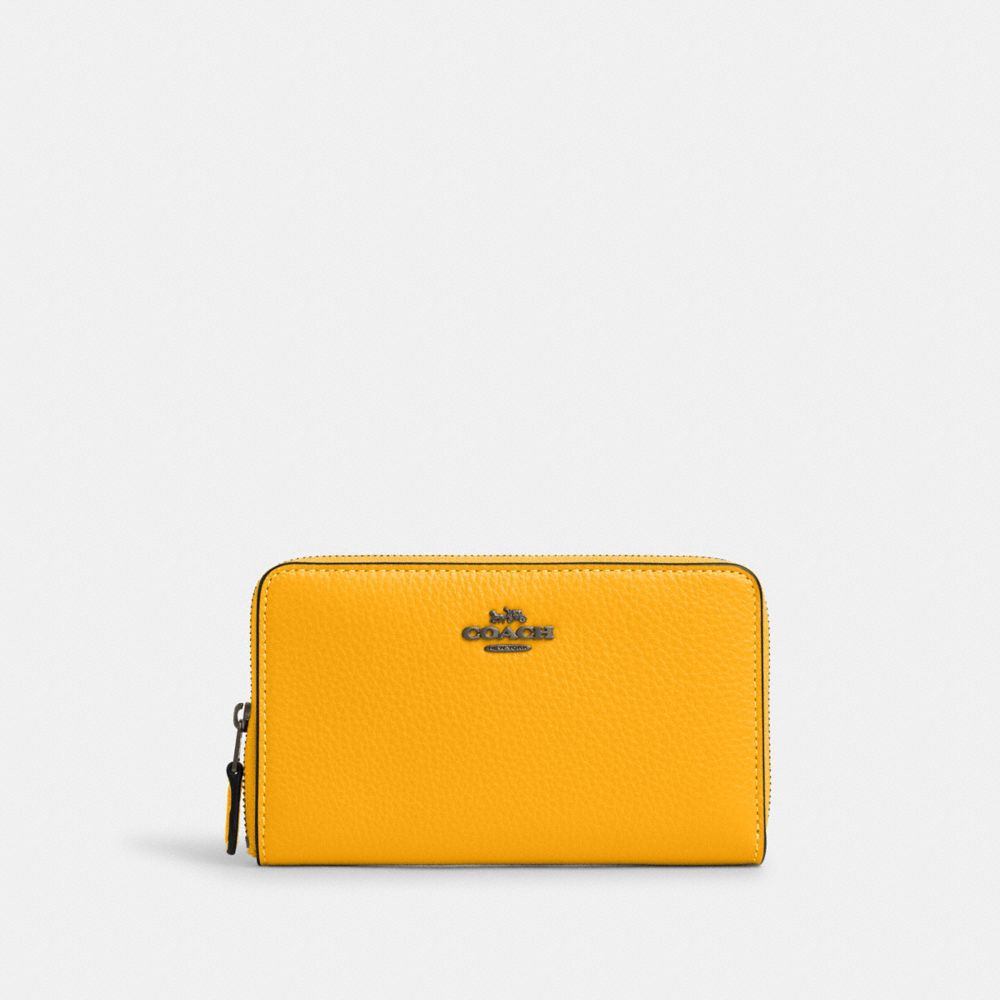 Medium Id Zip Wallet - C4124 - Qb/Turmeric