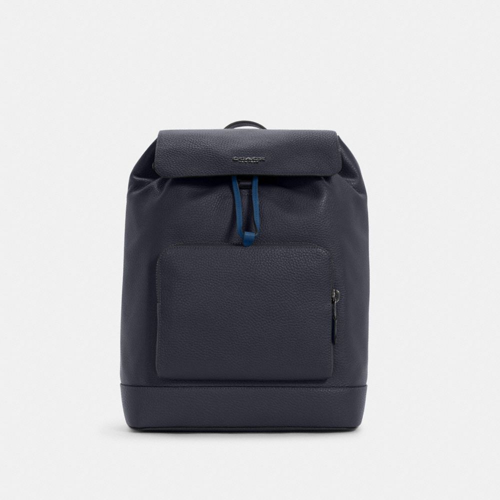 COACH C4134 Turner Backpack QB/MIDNIGHT JEWEL BLUE