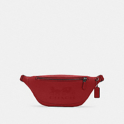 Warren Belt Bag With Horse And Carriage - C4137 - Gunmetal/1941 Red