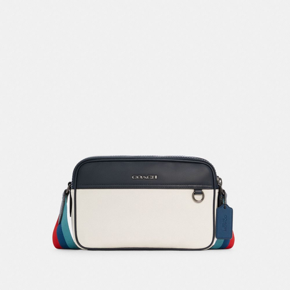 GRAHAM CROSSBODY IN COLORBLOCK - C4147 - QB/CHALK MULTI