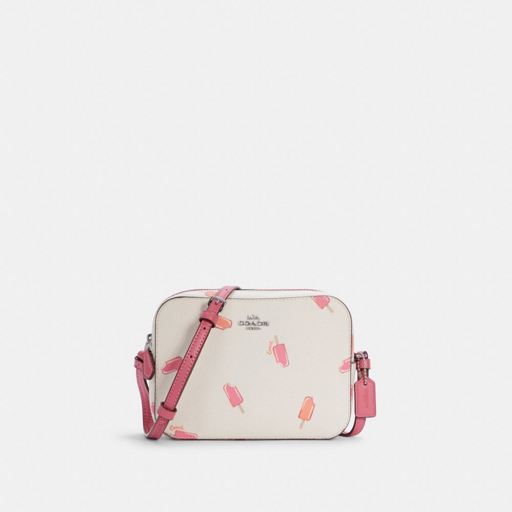 MINI CAMERA BAG WITH POPSICLE PRINT - C4216 - SV/CHALK MULTI