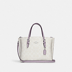 COACH C4250 Mollie Tote 25 In Signature Canvas SILVER/CHALK/MIST