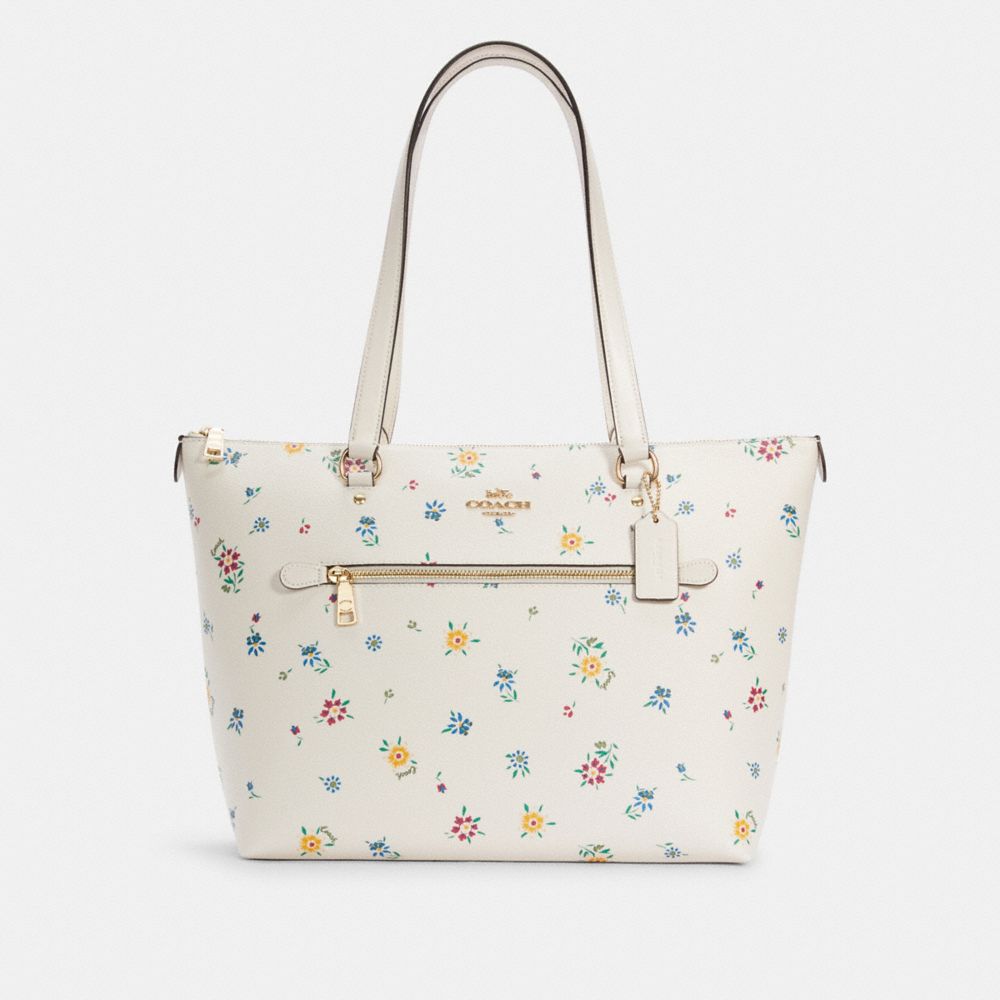 COACH C4251 GALLERY TOTE WITH WILD MEADOW PRINT IM/CHALK MULTI