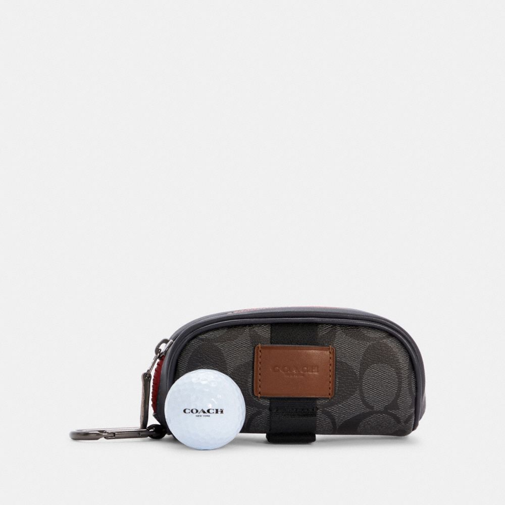 COACH GOLF KIT IN COLORBLOCK SIGNATURE CANVAS - QB/CHARCOAL MULTI - C4267