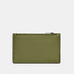 Zip Card Case - C4280 - QB/Olive Green