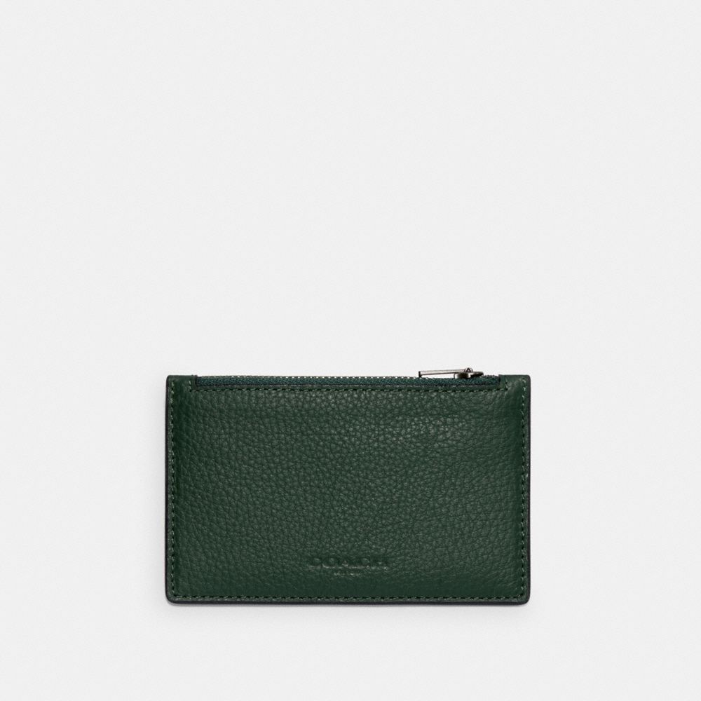 COACH C4280 - ZIP CARD CASE - QB/DARK CLOVER | COACH NEW-ARRIVALS