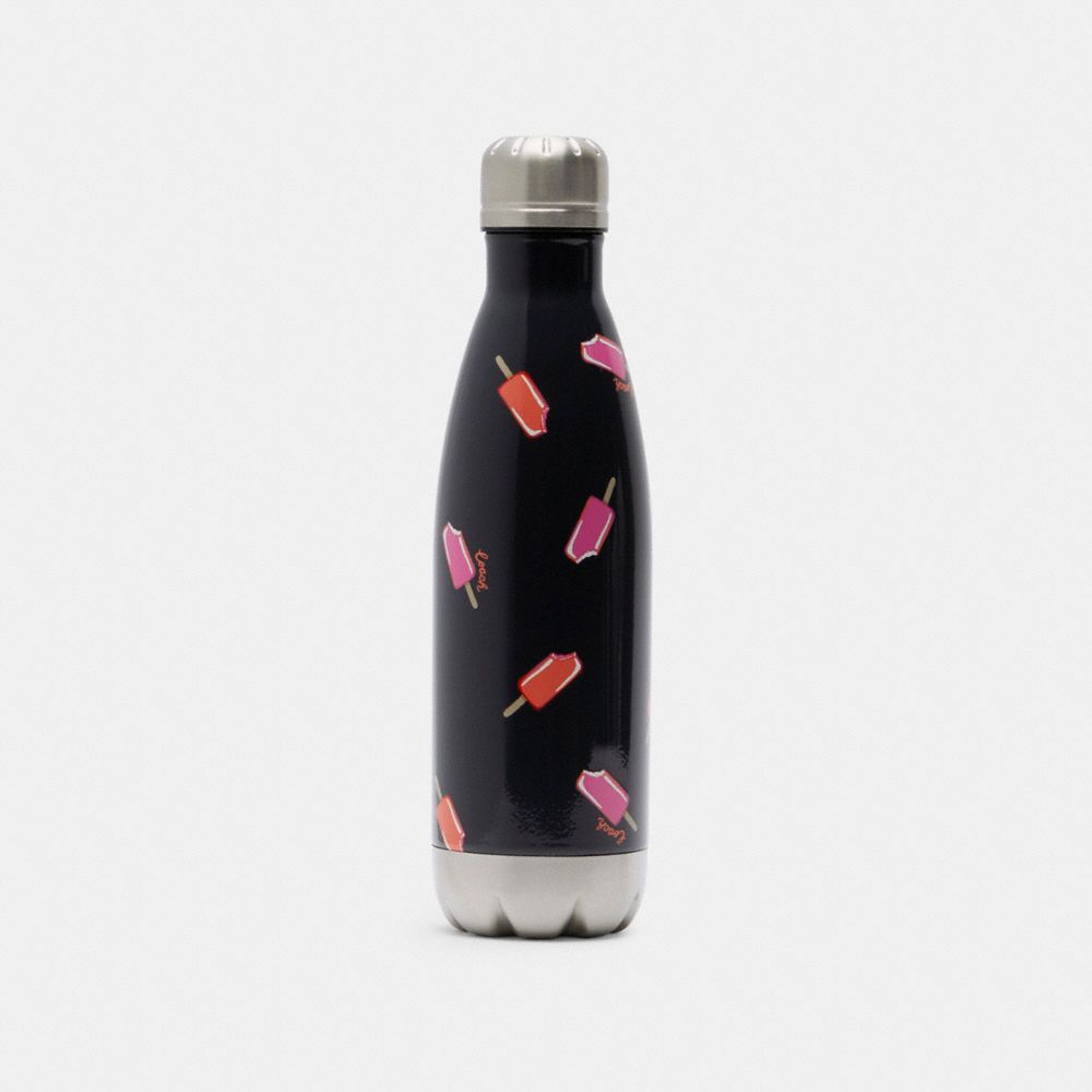 COACH C4320 WATER BOTTLE WITH POPSICLE PRINT SV/MIDNIGHT NAVY MULTI