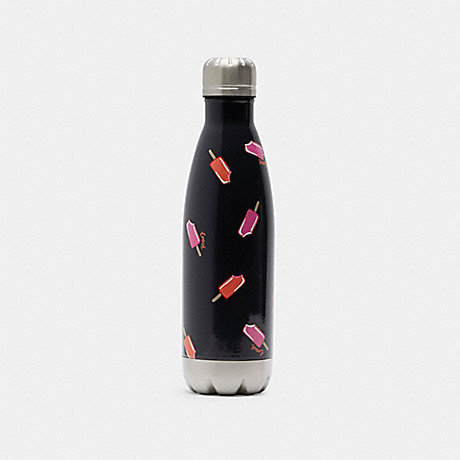 COACH C4320 WATER BOTTLE WITH POPSICLE PRINT SV/MIDNIGHT NAVY MULTI