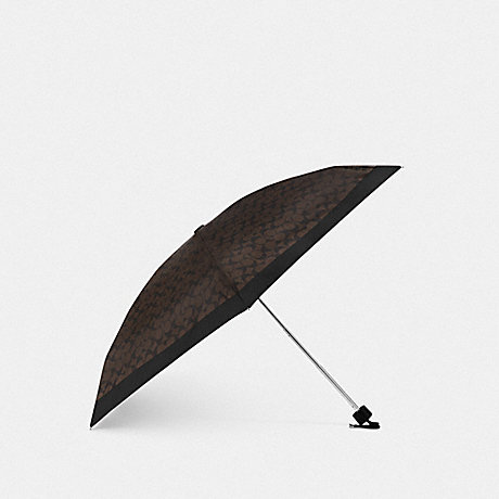 COACH C4322 Uv Protection Signature Mini Umbrella Gold/Brown-Black
