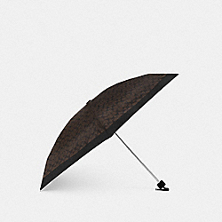Uv Protection Signature Mini Umbrella - C4322 - Gold/Brown Black