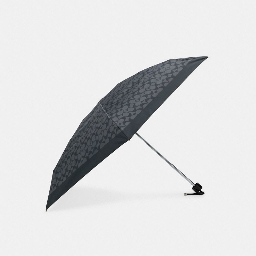 COACH C4322 Uv Protection Signature Mini Umbrella SV/GRAPHITE
