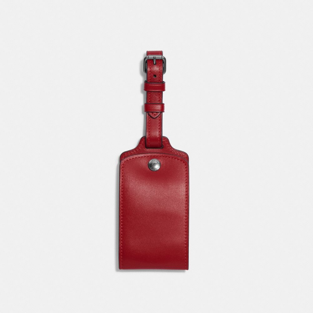 Luggage Tag - C4330 - Gunmetal/1941 Red