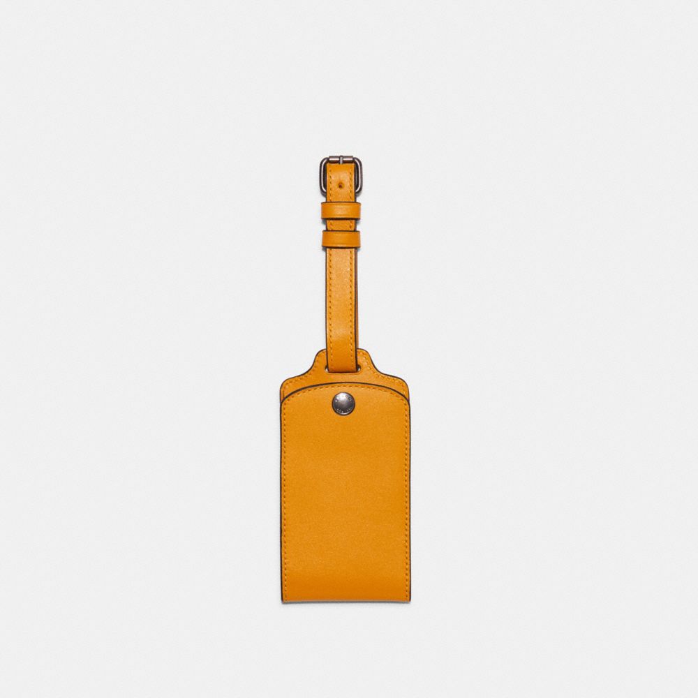 COACH C4330 LUGGAGE TAG QB/OCHRE