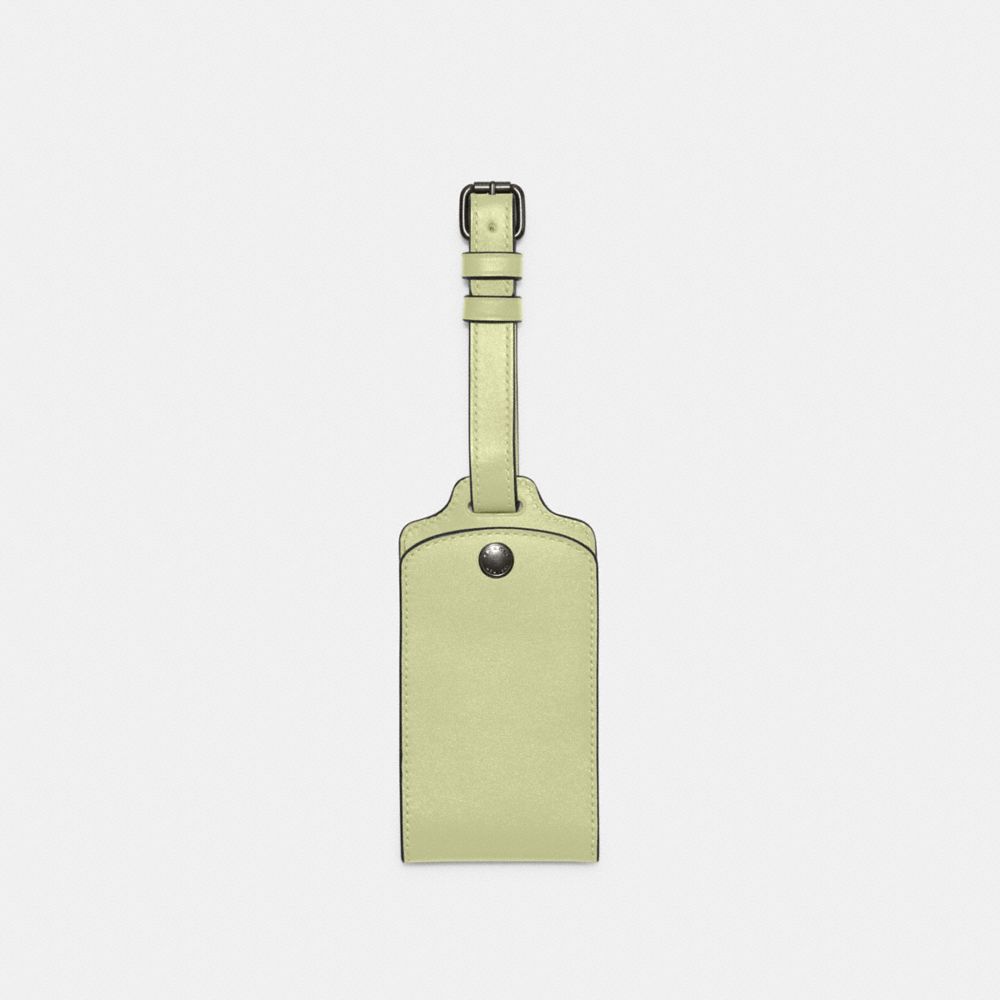 Luggage Tag - C4330 - Gunmetal/Pale Lime