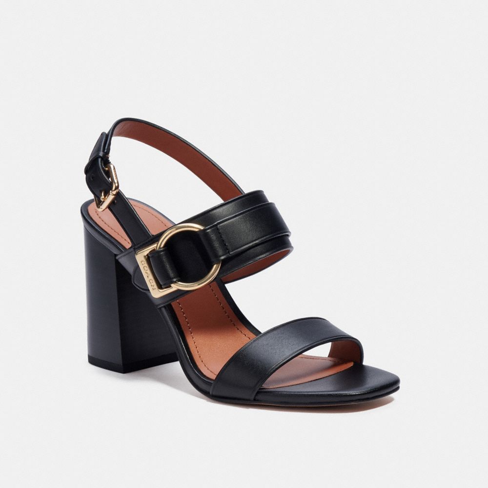 COACH MABEL SANDAL - BLACK - C4391