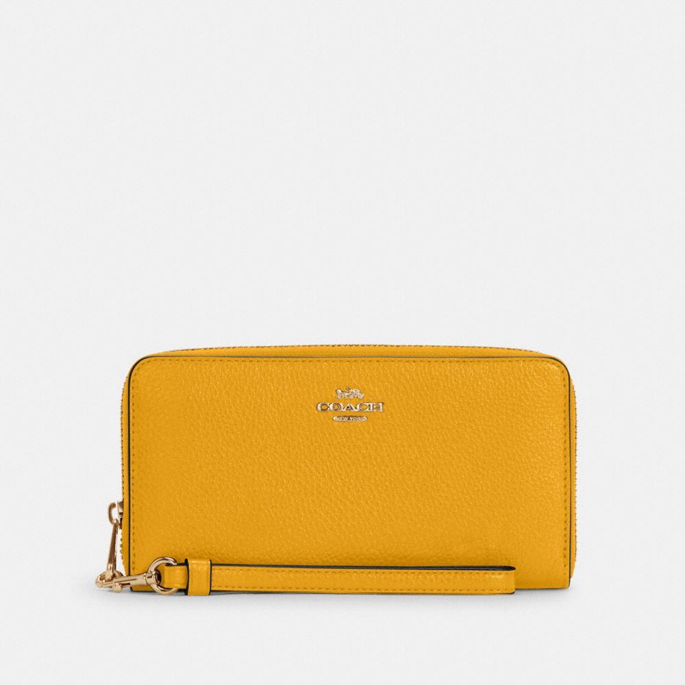 COACH LONG ZIP AROUND WALLET - ONE COLOR - C4451