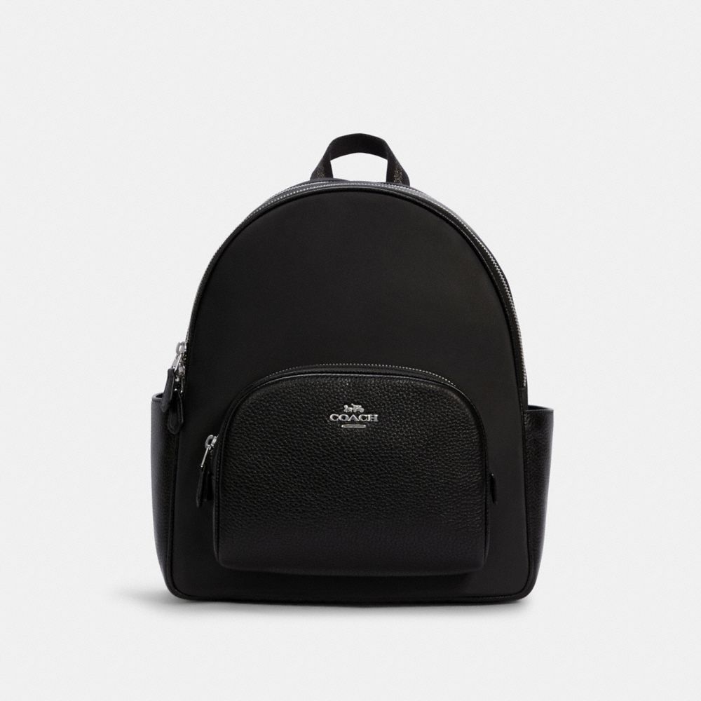 COACH C4654 Court Backpack SV/BLACK