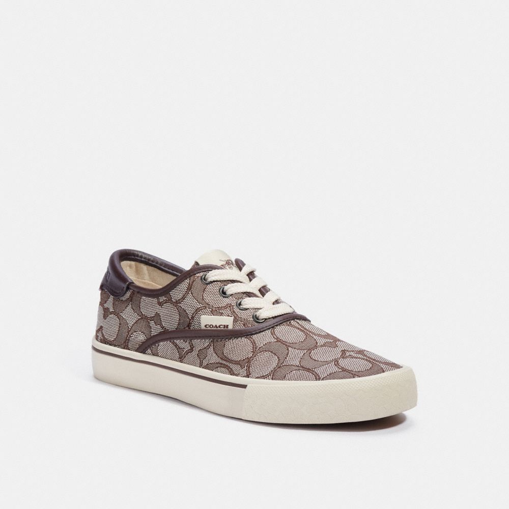 COACH C4655 Citysole Skate Sneaker OAK/MAPLE