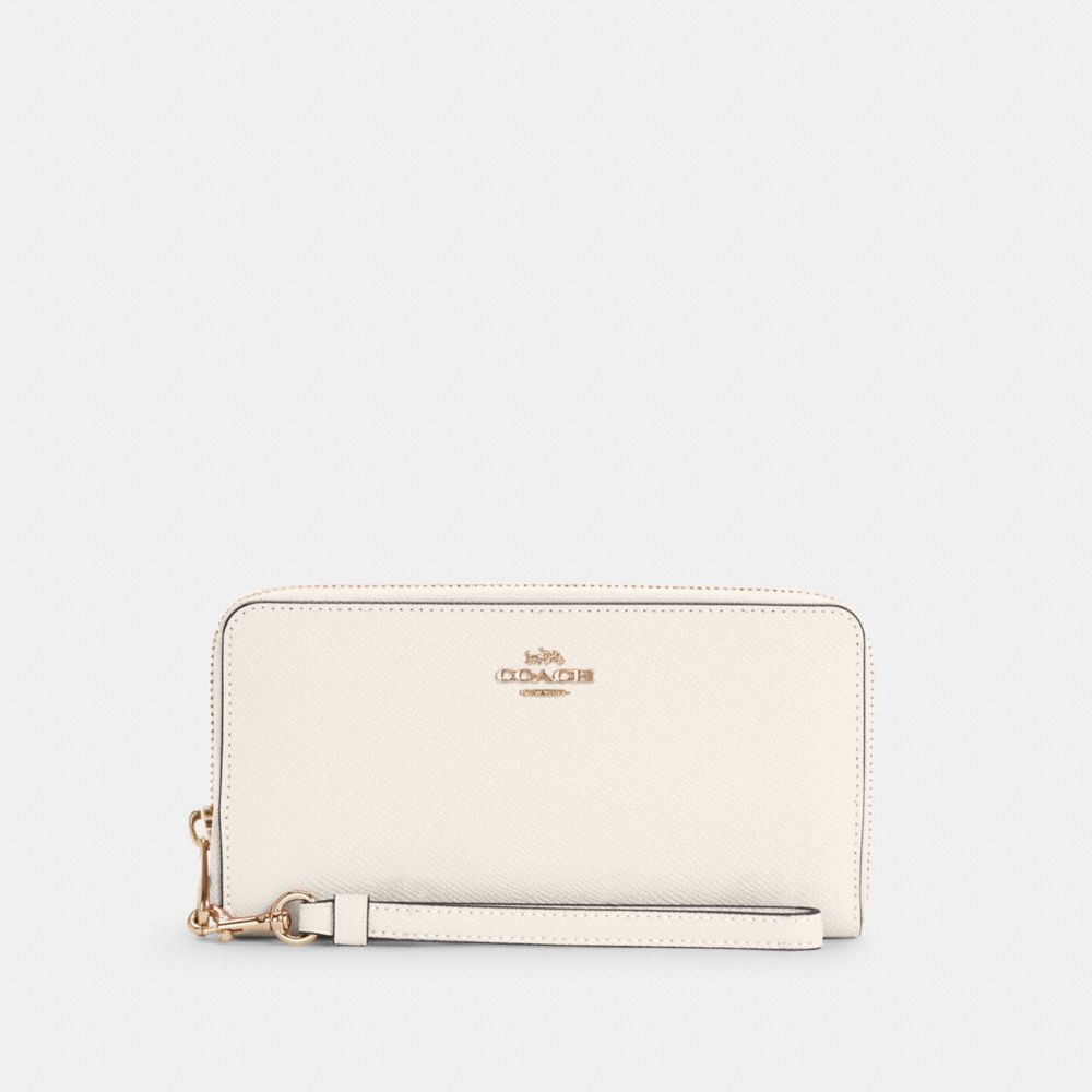 LONG ZIP AROUND WALLET - C4666 - IM/CHALK