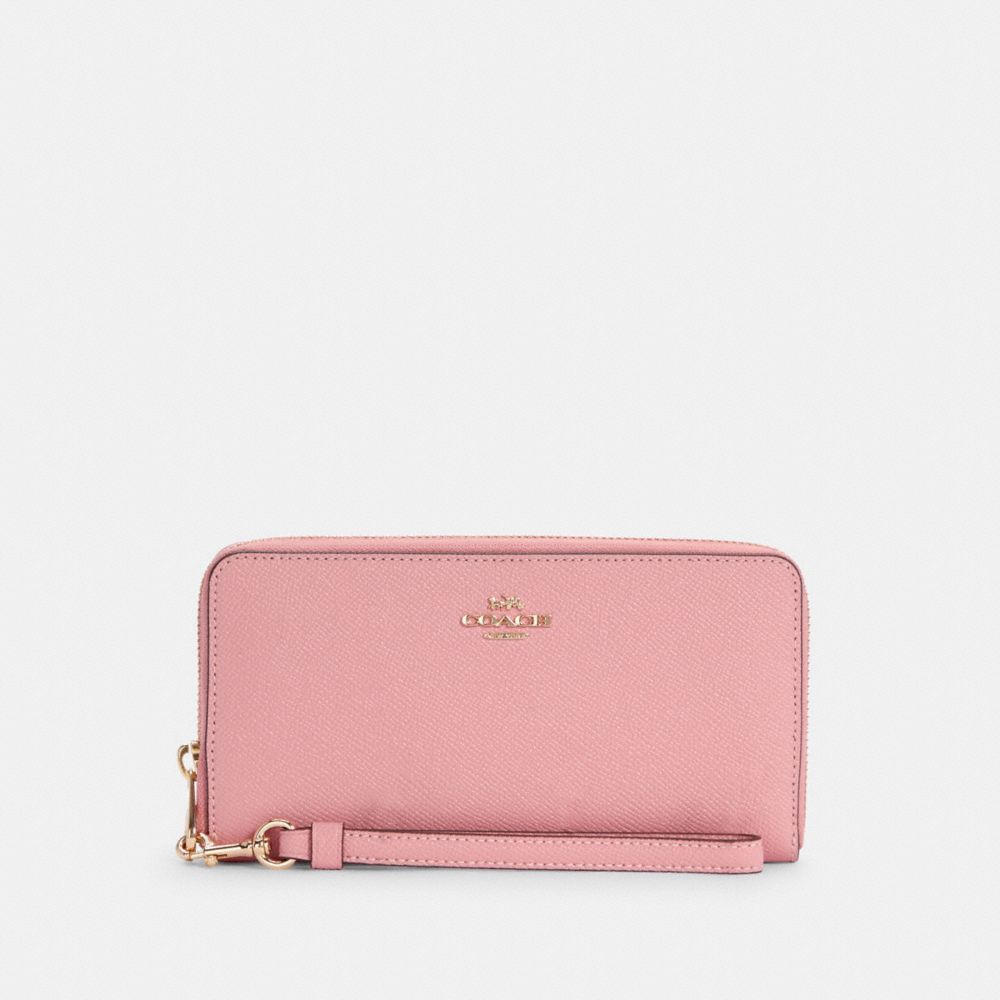 LONG ZIP AROUND WALLET - C4666 - IM/BUBBLEGUM