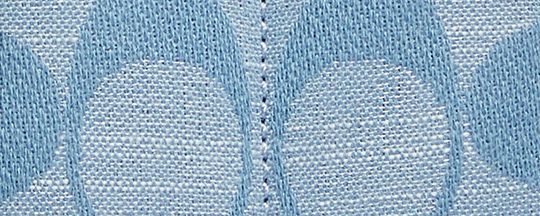 WILLIS TOP HANDLE 18 IN SIGNATURE CHAMBRAY WITH QUILTING