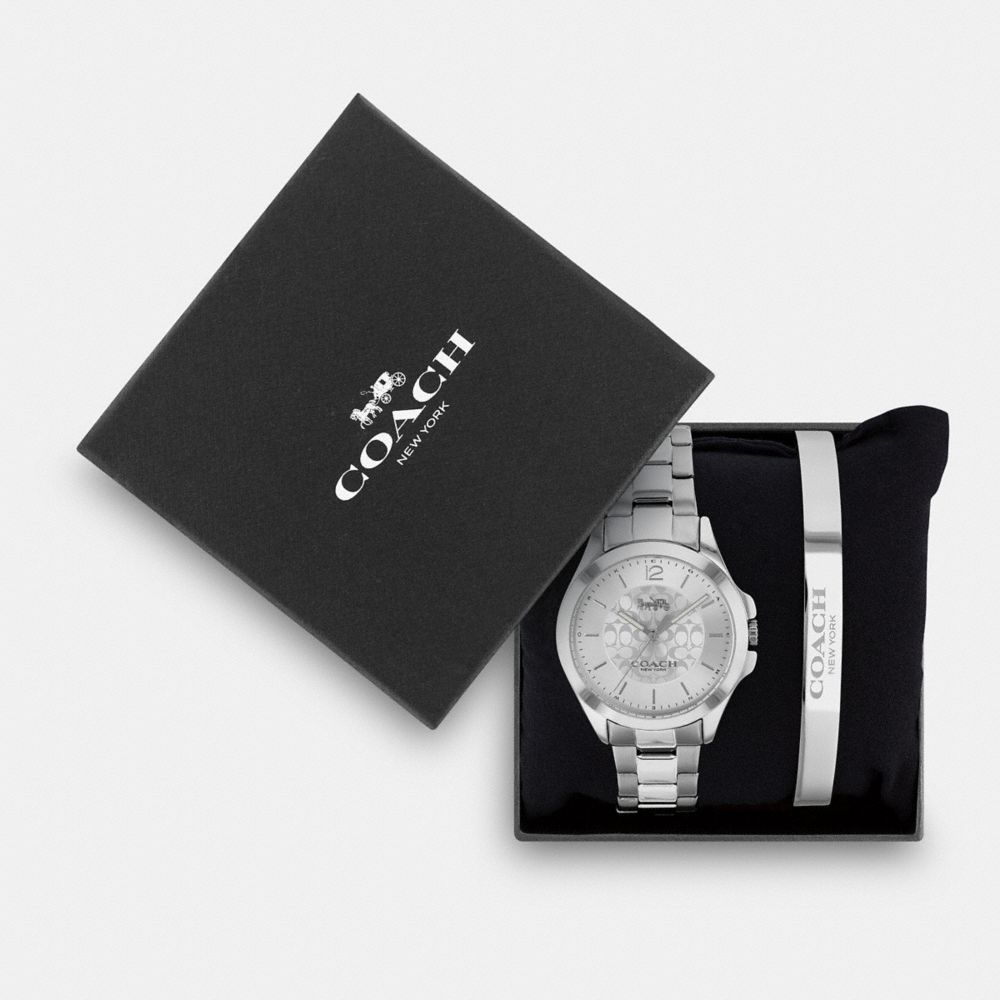 COACH LIBBY WATCH GIFT SET, 37MM - STAINLESS STEEL - C4719