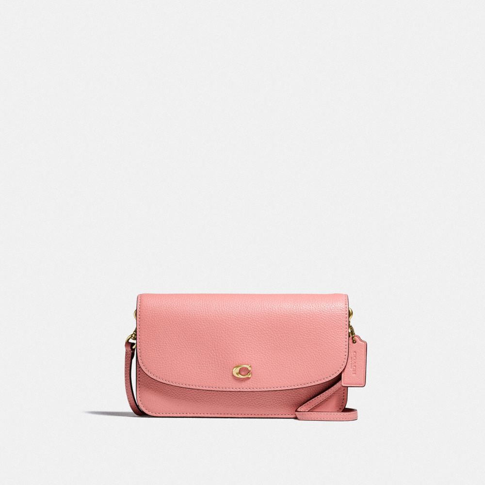 Hayden Crossbody - C4815 - Brass/Candy Pink