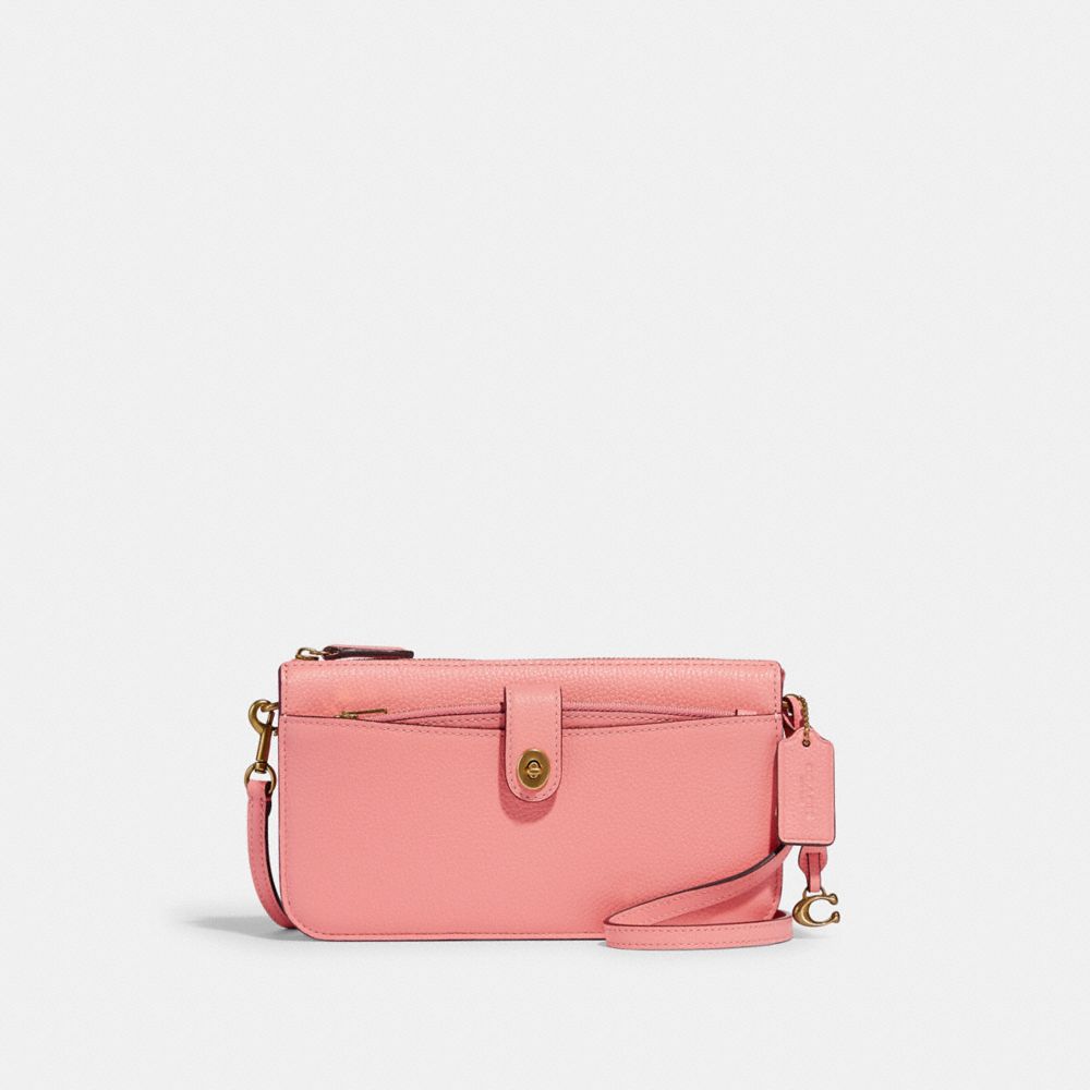 Noa Pop Up Messenger - C4816 - Brass/Candy Pink