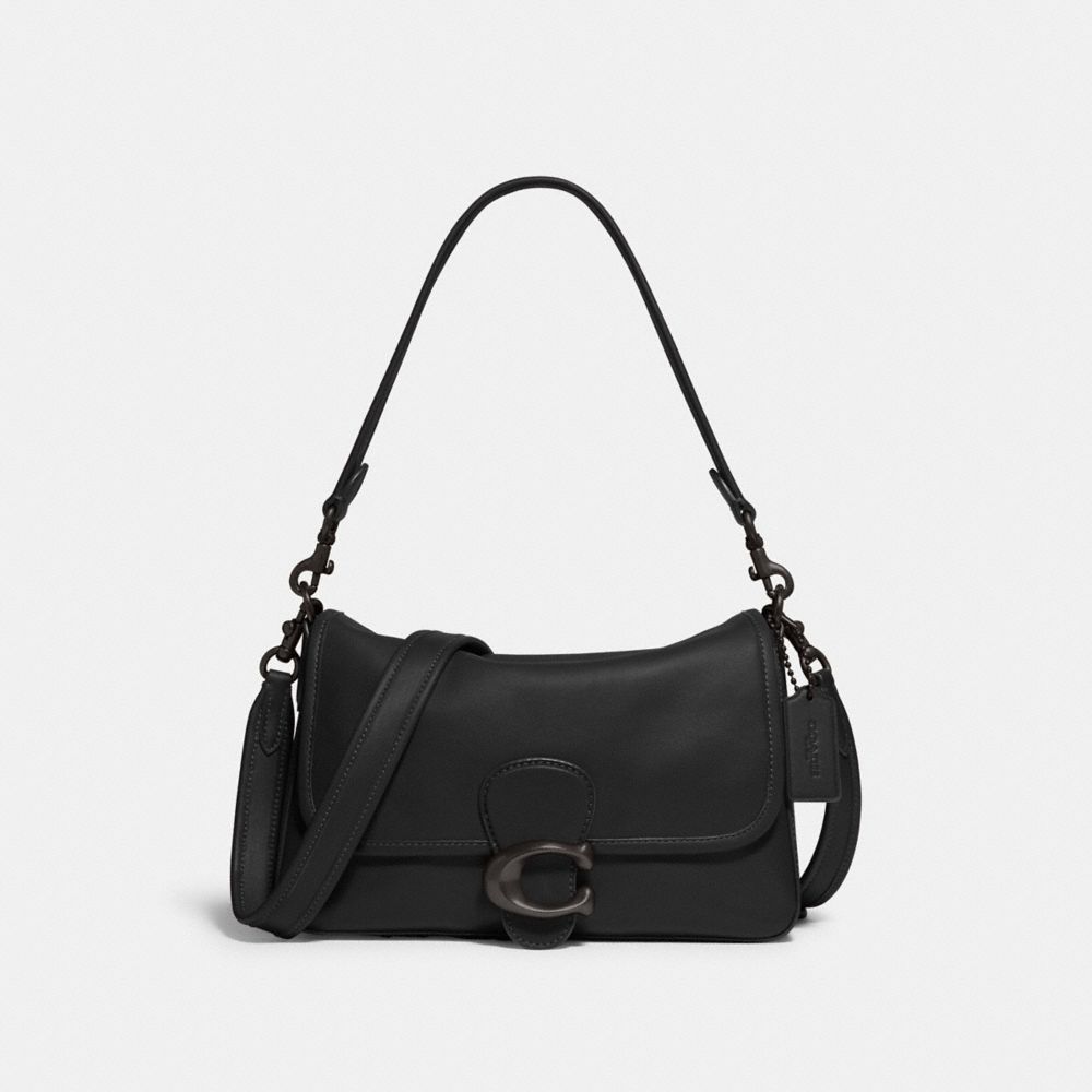 COACH C4823 Soft Tabby Shoulder Bag PEWTER/BLACK
