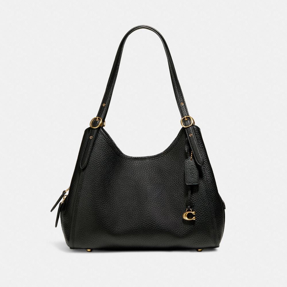 COACH C4824 - LORI SHOULDER BAG - BRASS/BLACK | COACH WOMEN