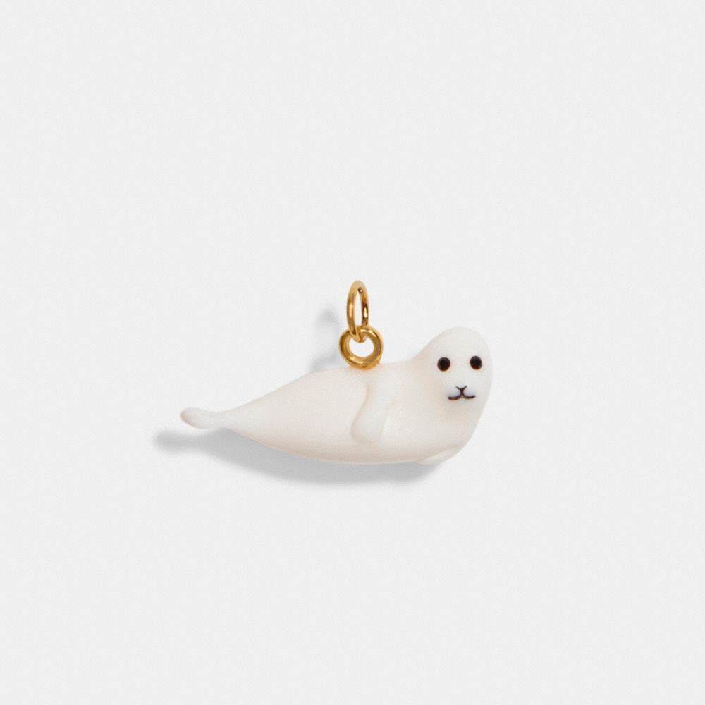COACH Seal Charm - WHITE - C4950