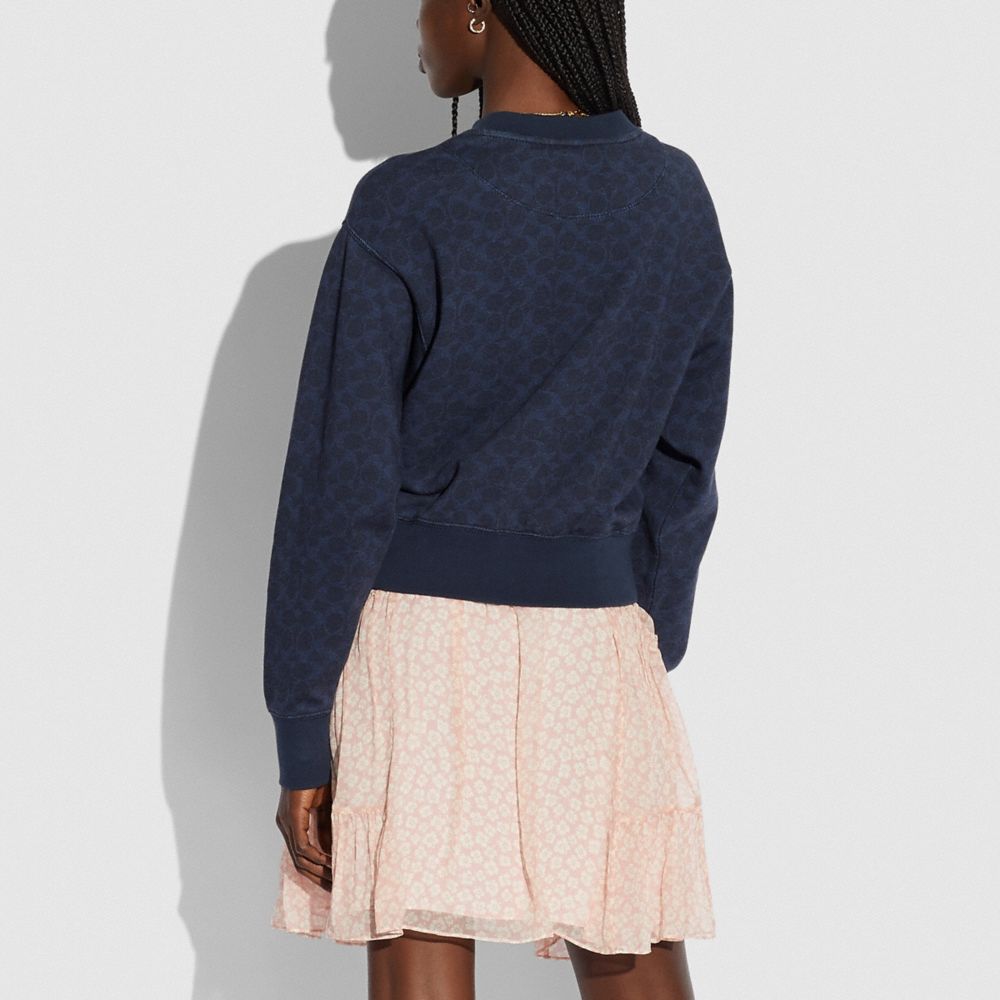 DREAM ON CREWNECK IN ORGANIC COTTON