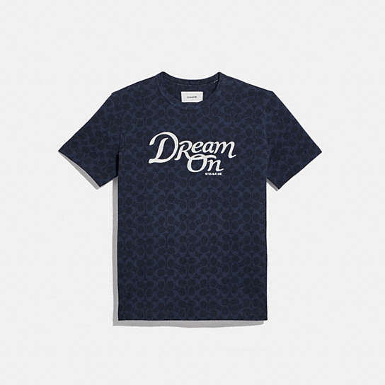 C4970 - Dream T Shirt In Organic Cotton Navy